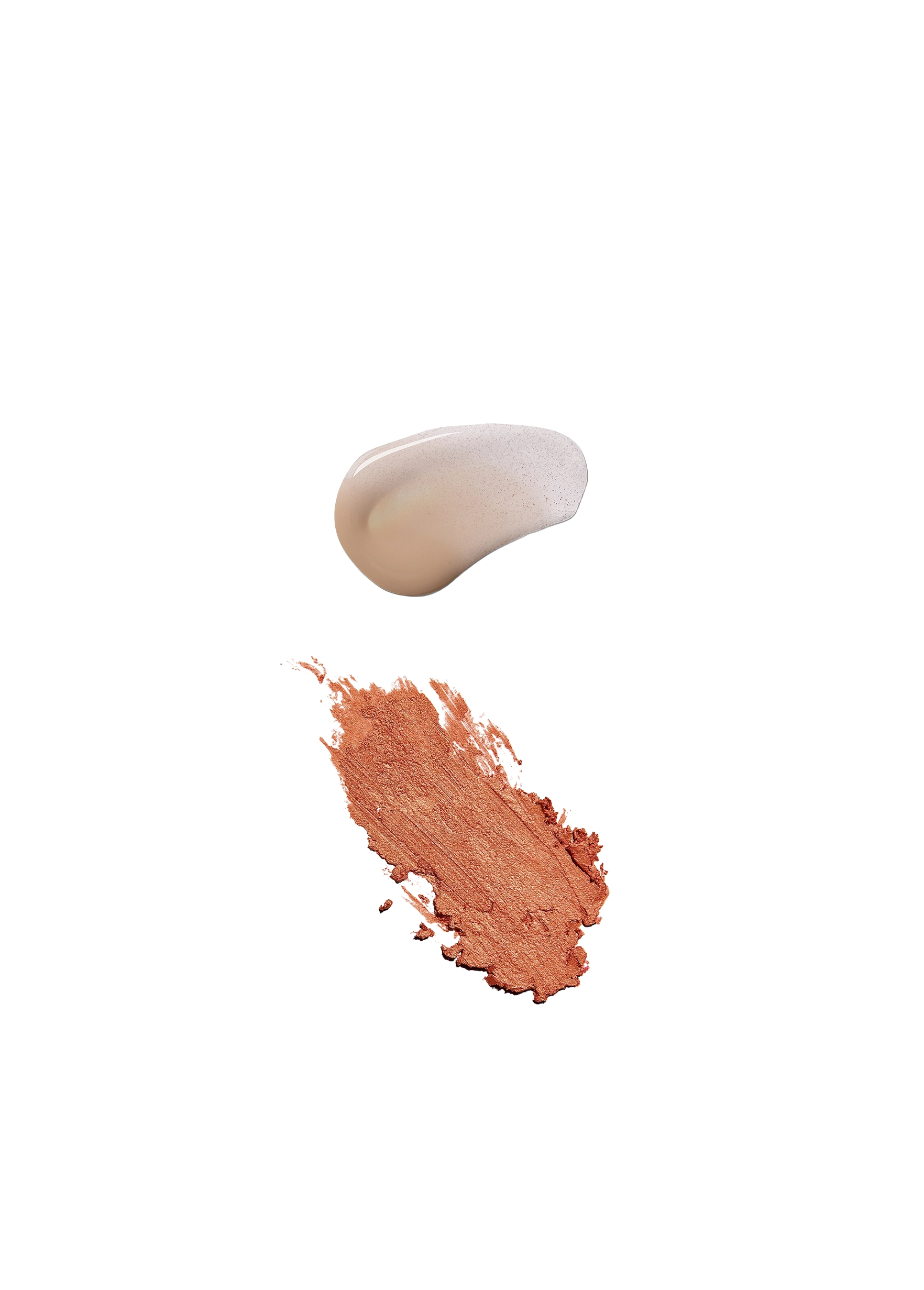 Swatch de Color Balm SPF 50 – Bronceado y Face Shield Flex SPF 50 – Medio