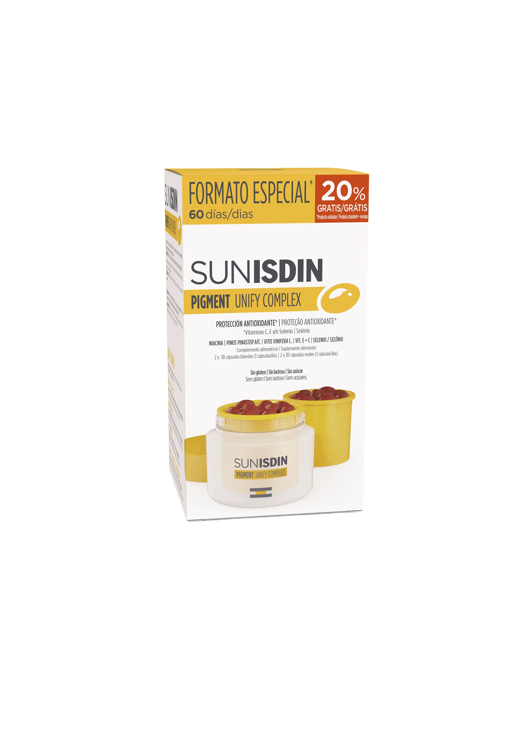 Sunisdin Pigment Duplo 60 caps